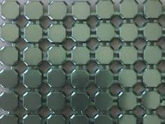 A piece of pewter color metallic fabric.
